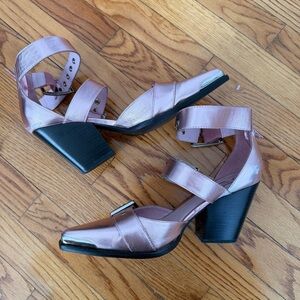 Jeffrey Campbell Pink Metallic Heels — sz 10